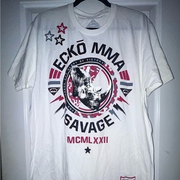 Men’s White Eckō Shirt Size Large - Picture 1 of 7